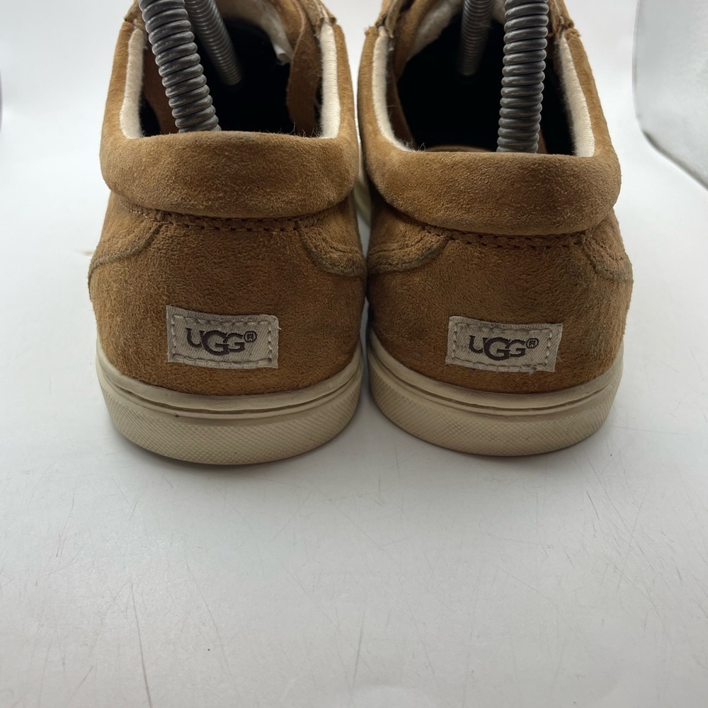 UGG Taya Brown Suede Sherpa lined Sneakers size 7.5 - Picture 5 of 9